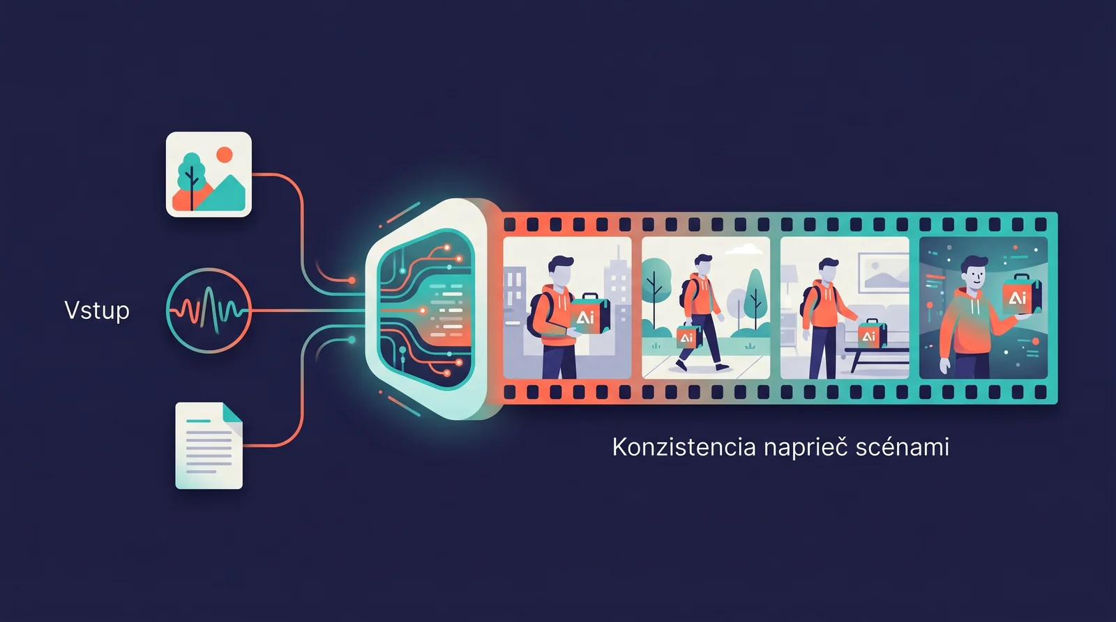 Gemini Omni – konzistencia postavy a produktu naprieč scénami AI videa