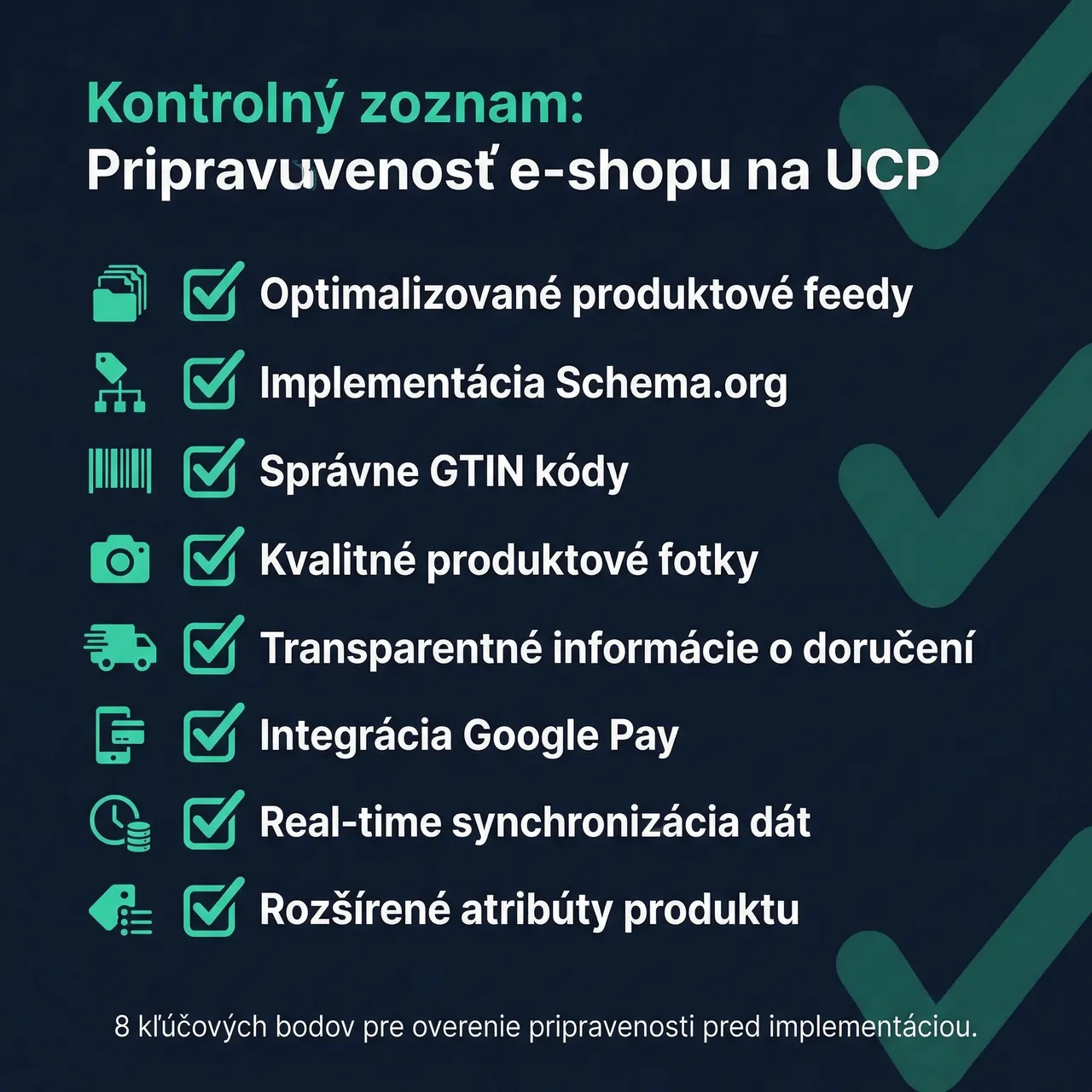 Mapa strednej Európy zobrazujúca pripravenosť eshopových platforiem na Universal Commerce Protocol